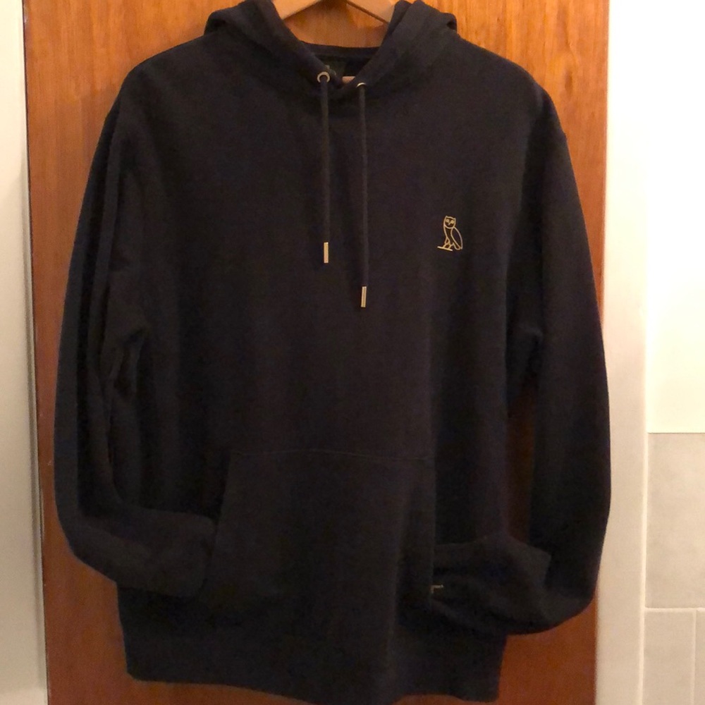 Black OvO Essentials hoodie